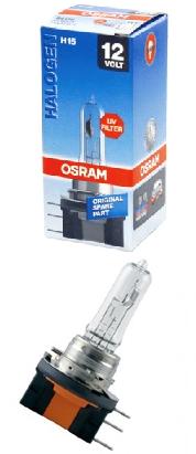 Лампа галогеновая Osram 64176 H15 12V- 15/51W (PGJ23t-1)