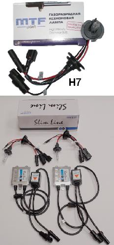 Комплект ксенона MTF Light Slim MSP H7 12V/24V 35W 4300K (5000K или 6000К)