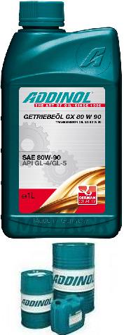 Трансмиссионное масло ADDINOL GETRIEBE&#214;L GX 80 W 90 (4л)
